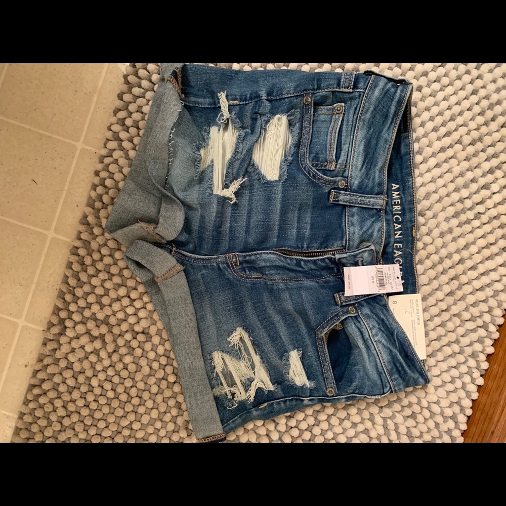 American eagle hi rise shortie next level stretch